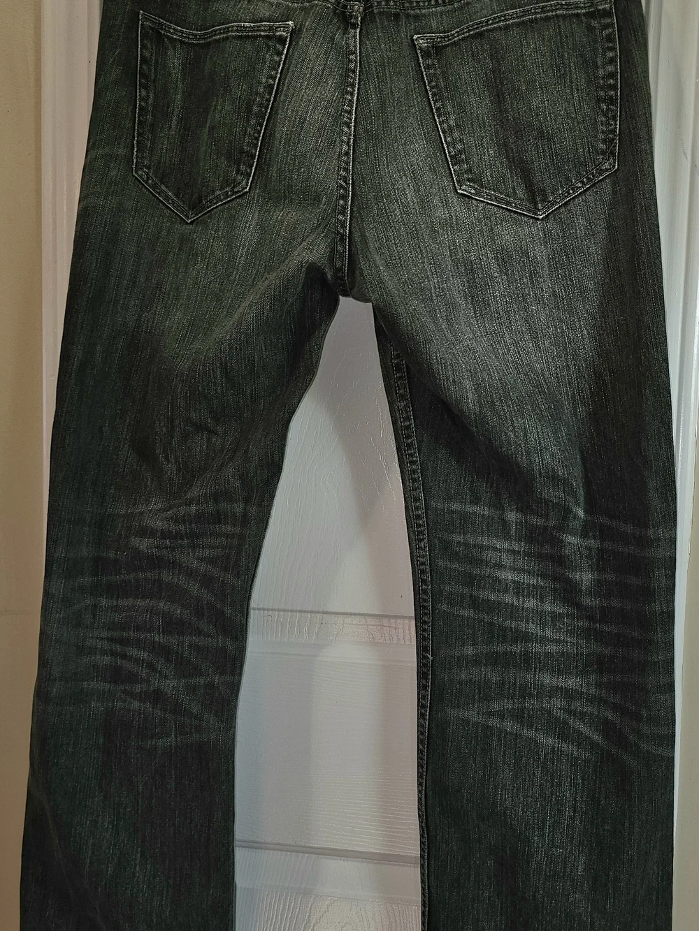 Banana Republic Men's Straight Jeans - Black Wash